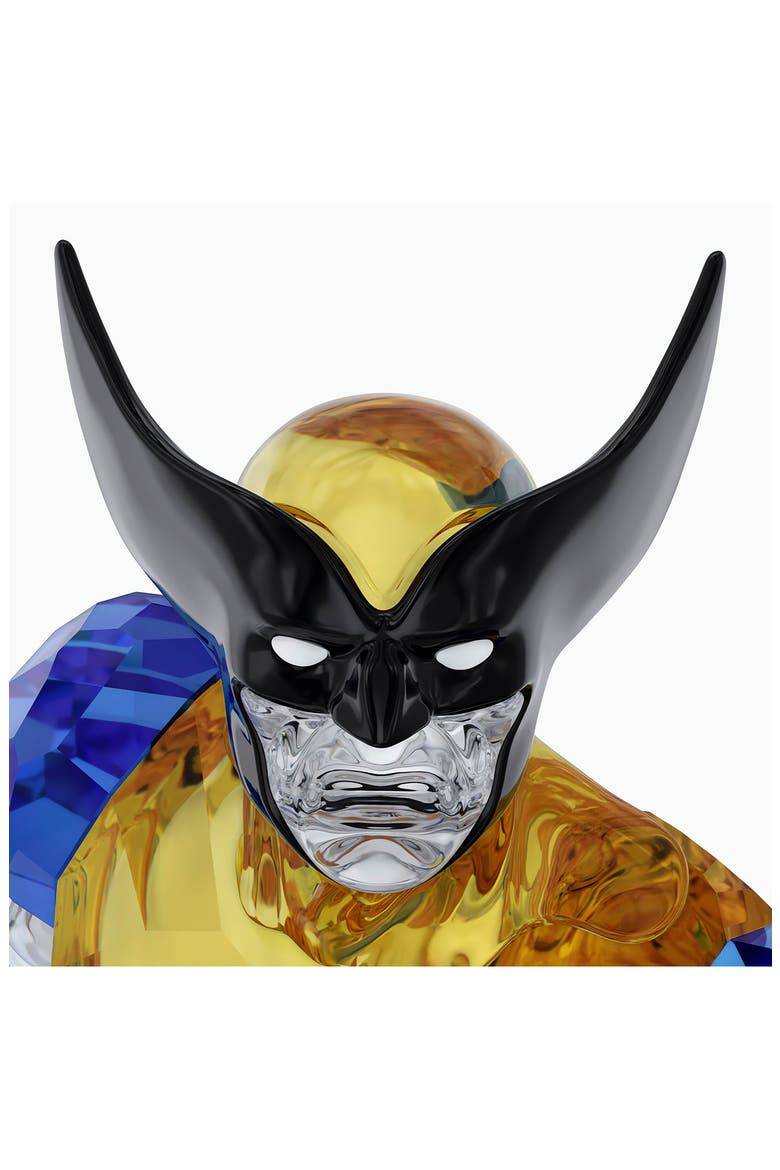 X-Men Wolverine Crystal Figurine, Alternate, color, YELLOW