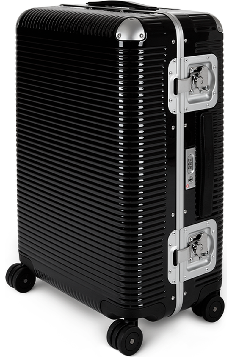 FPM - Fabbrica Pelletterie Milano - US Bank Light Spinner 68 Suitcase, Main, color, Licorice Black