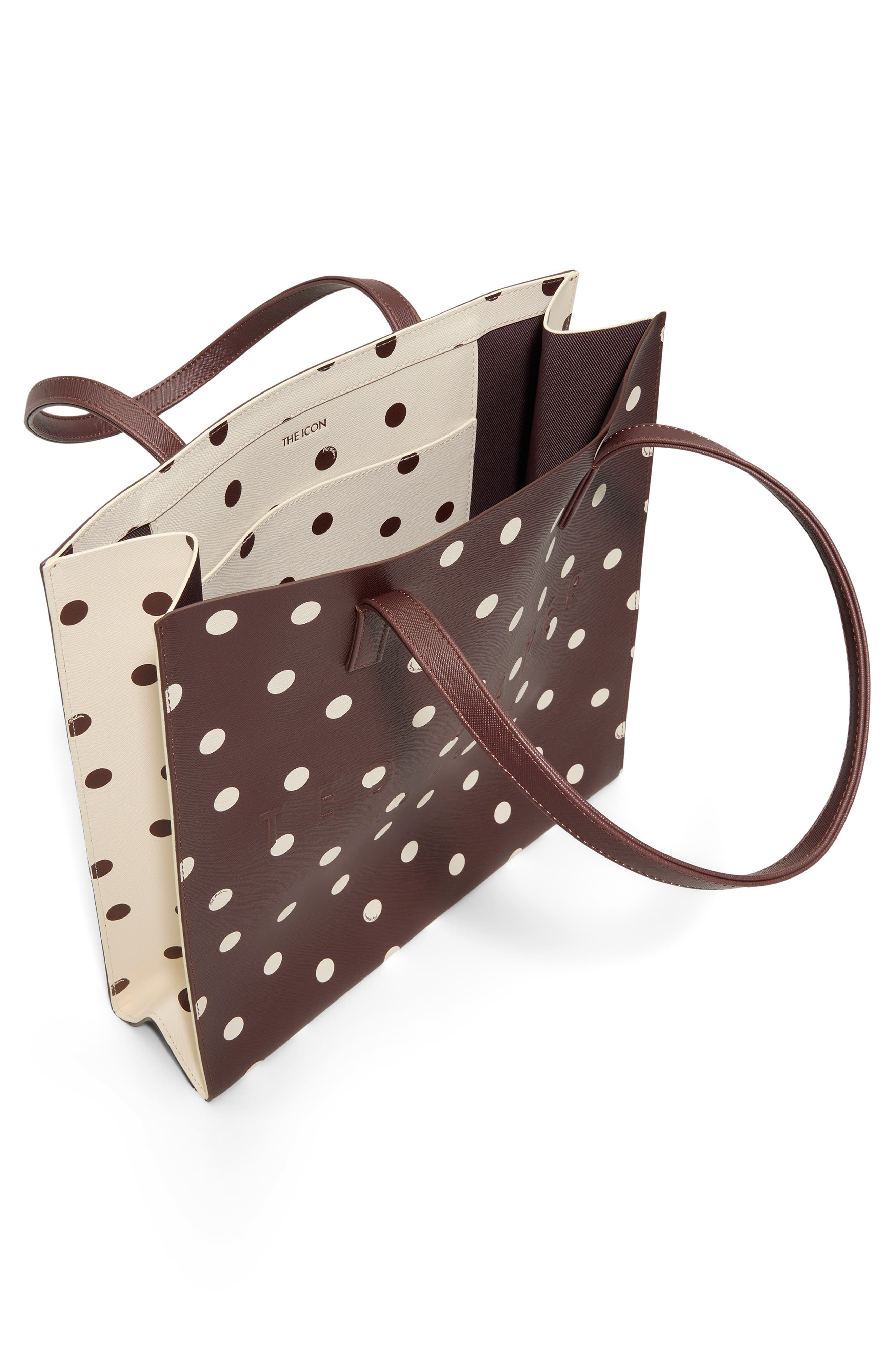 Ted Baker Soocon Tote, Alternate, color, Brown
