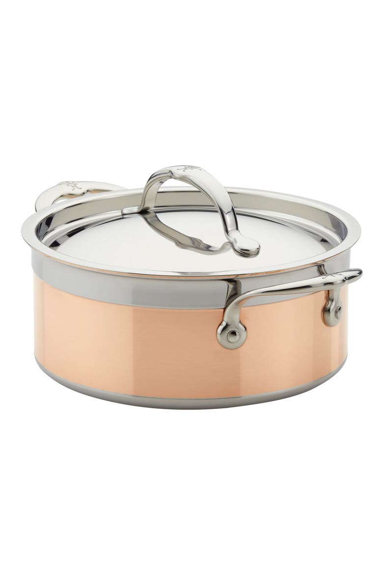 CopperBond 3-Quart Soup Pot with Lid, Alternate, color, COPPER