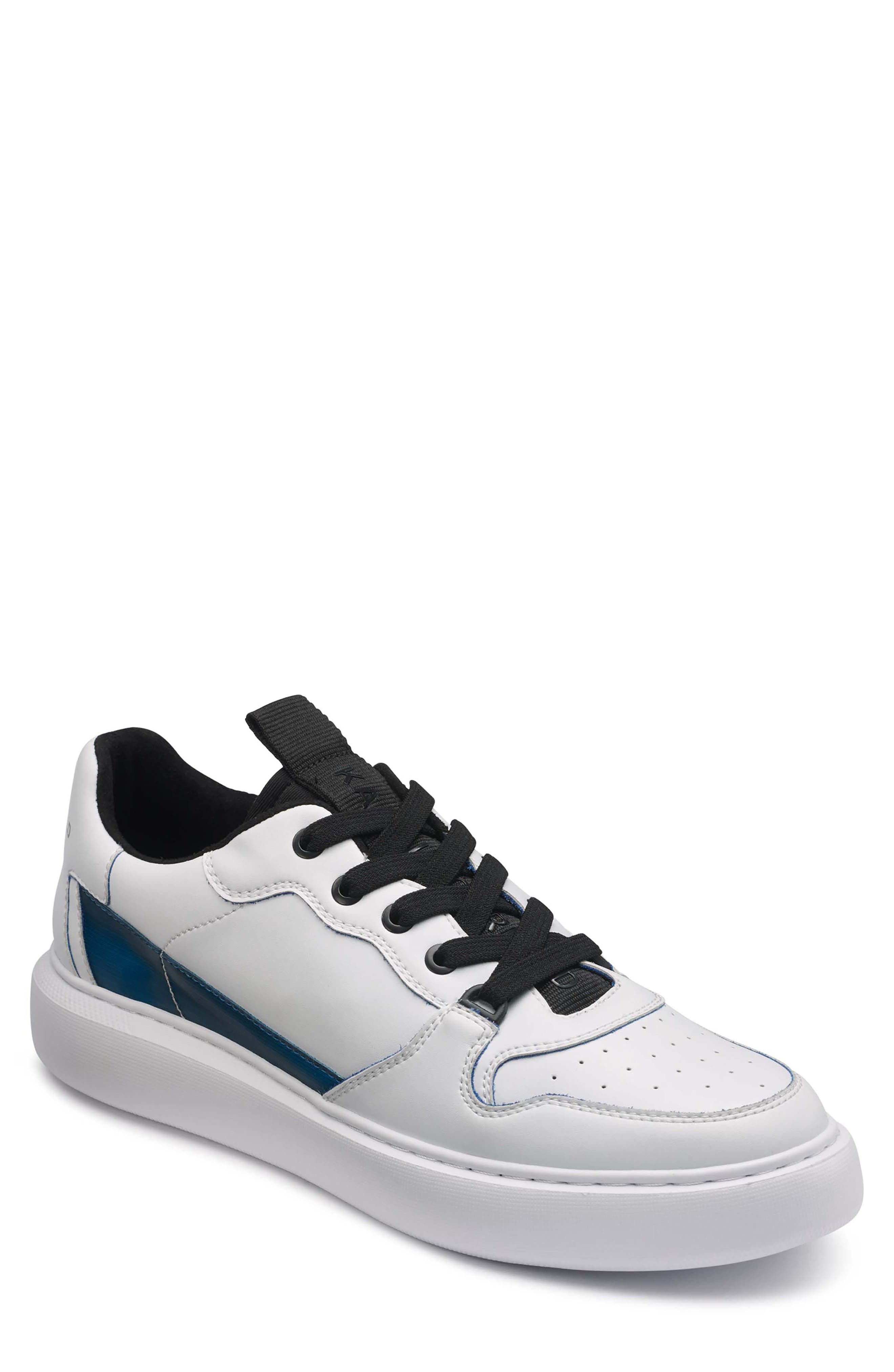KARL LAGERFELD PARIS Recycled Leather Lace-up Sneaker