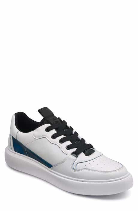 KARL LAGERFELD PARIS Recycled Leather Lace-up Sneaker