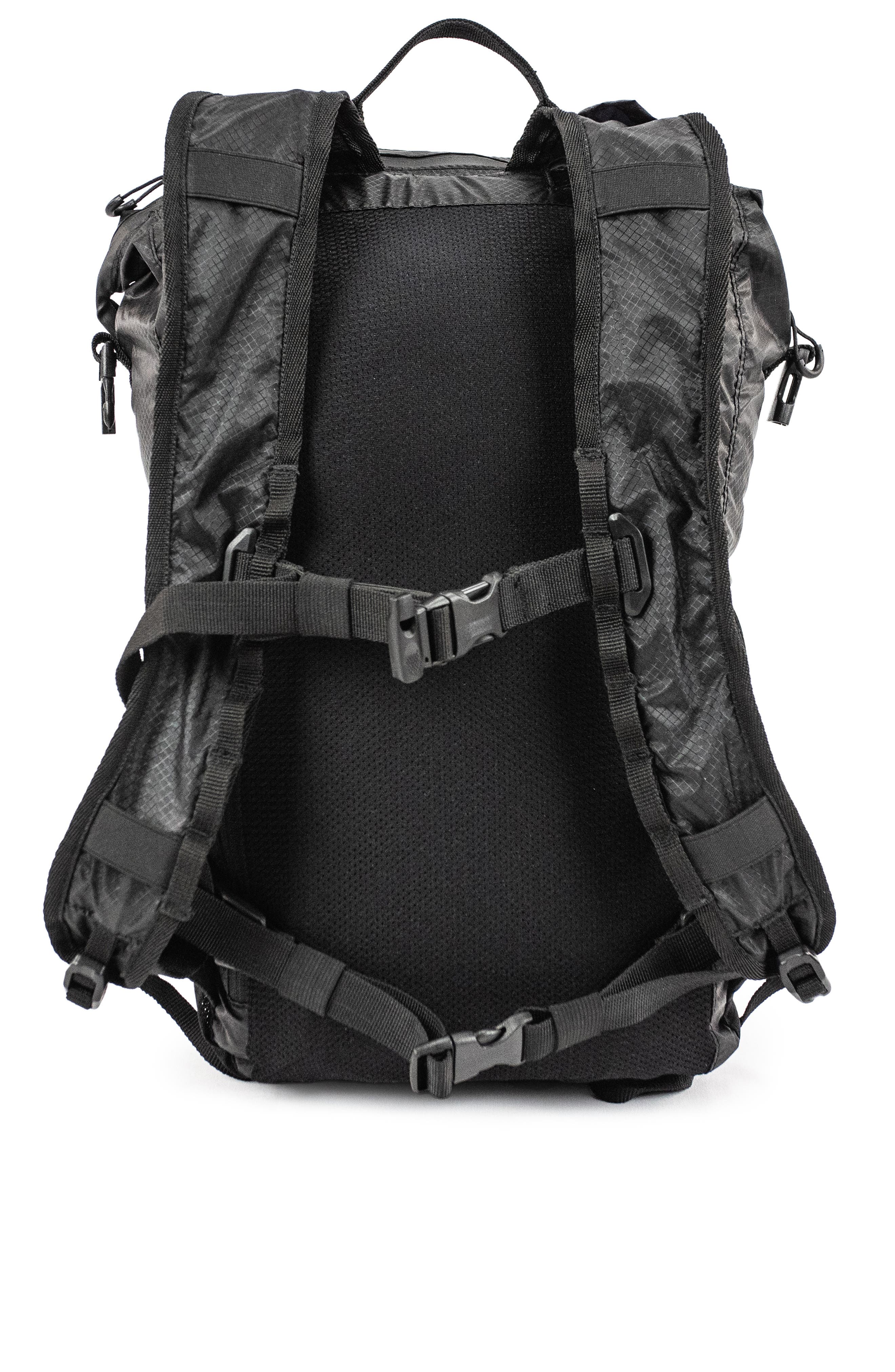 Travoost Ultima 22 Collapsible Backpack with Detachable Hip Pack, Alternate, color, Black