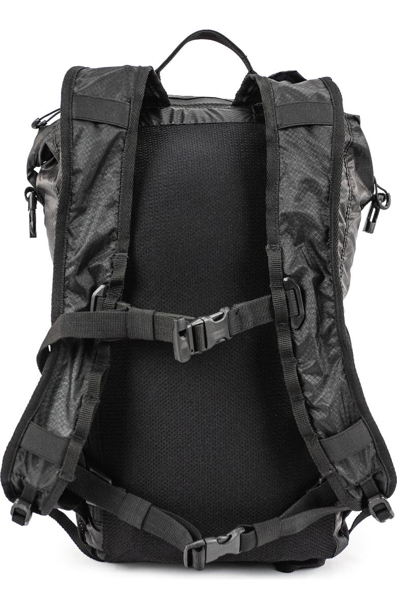 Travoost Ultima 22 Collapsible Backpack with Detachable Hip Pack, Alternate, color, Black