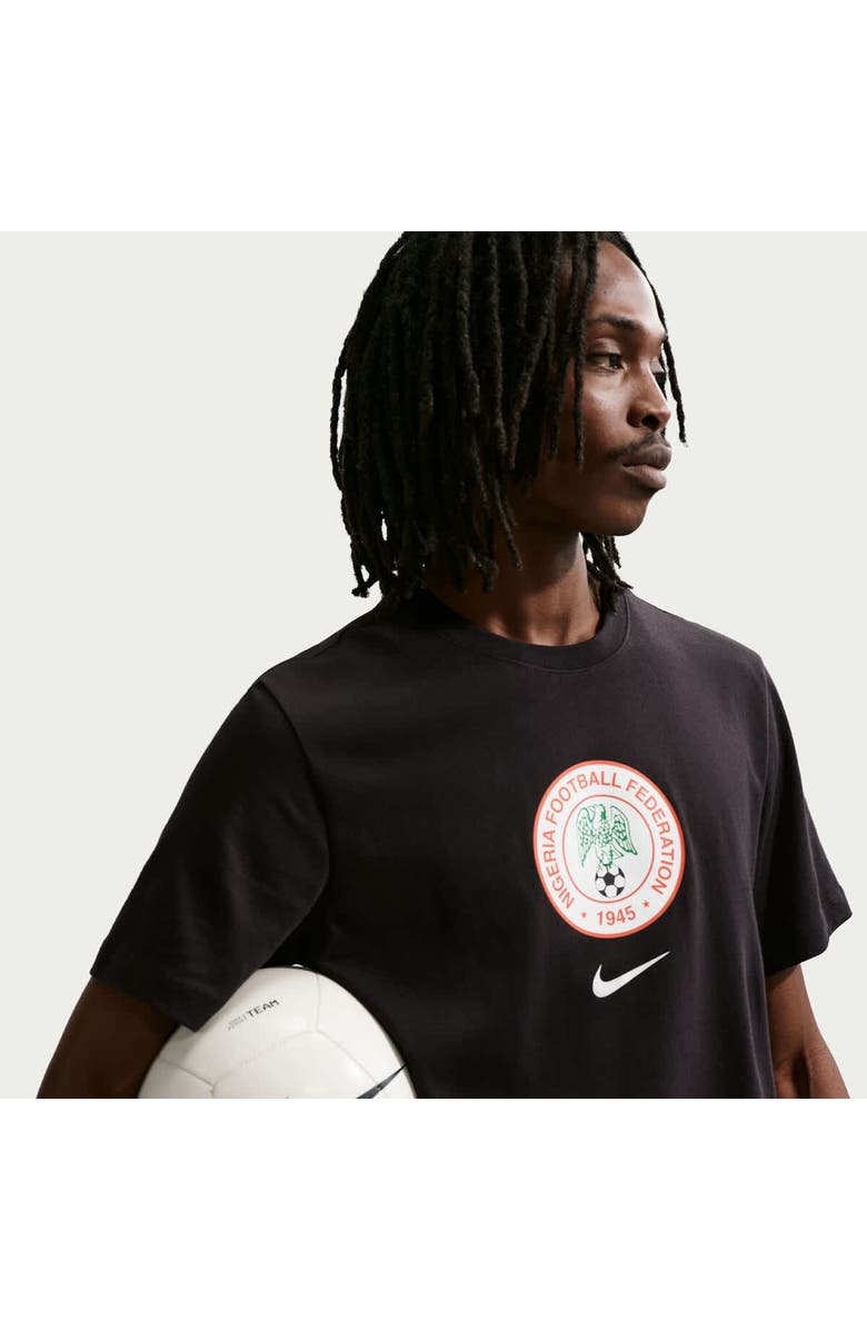 Nike Men's Nike Black Nigeria National Team Crest T-Shirt, Alternate, color, Black