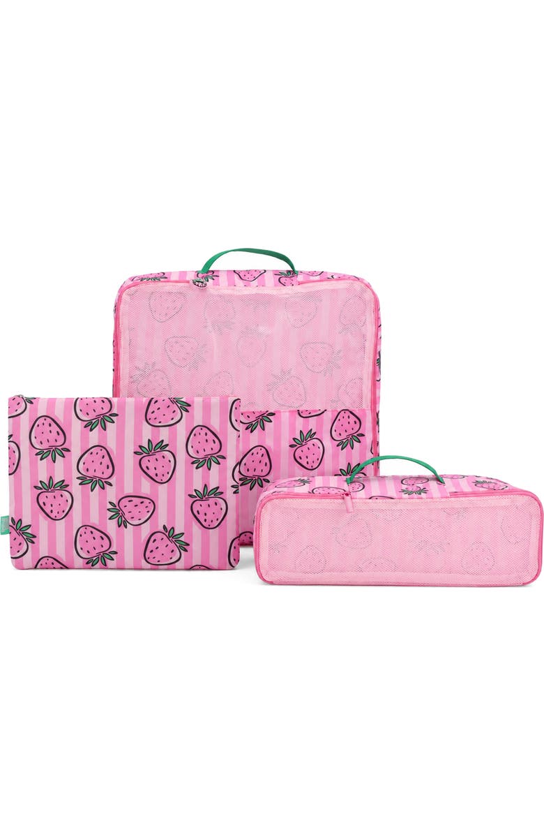 MYTAGALONGS Kids' Set of 3 Mini Packing Bags, Main, color, Pink