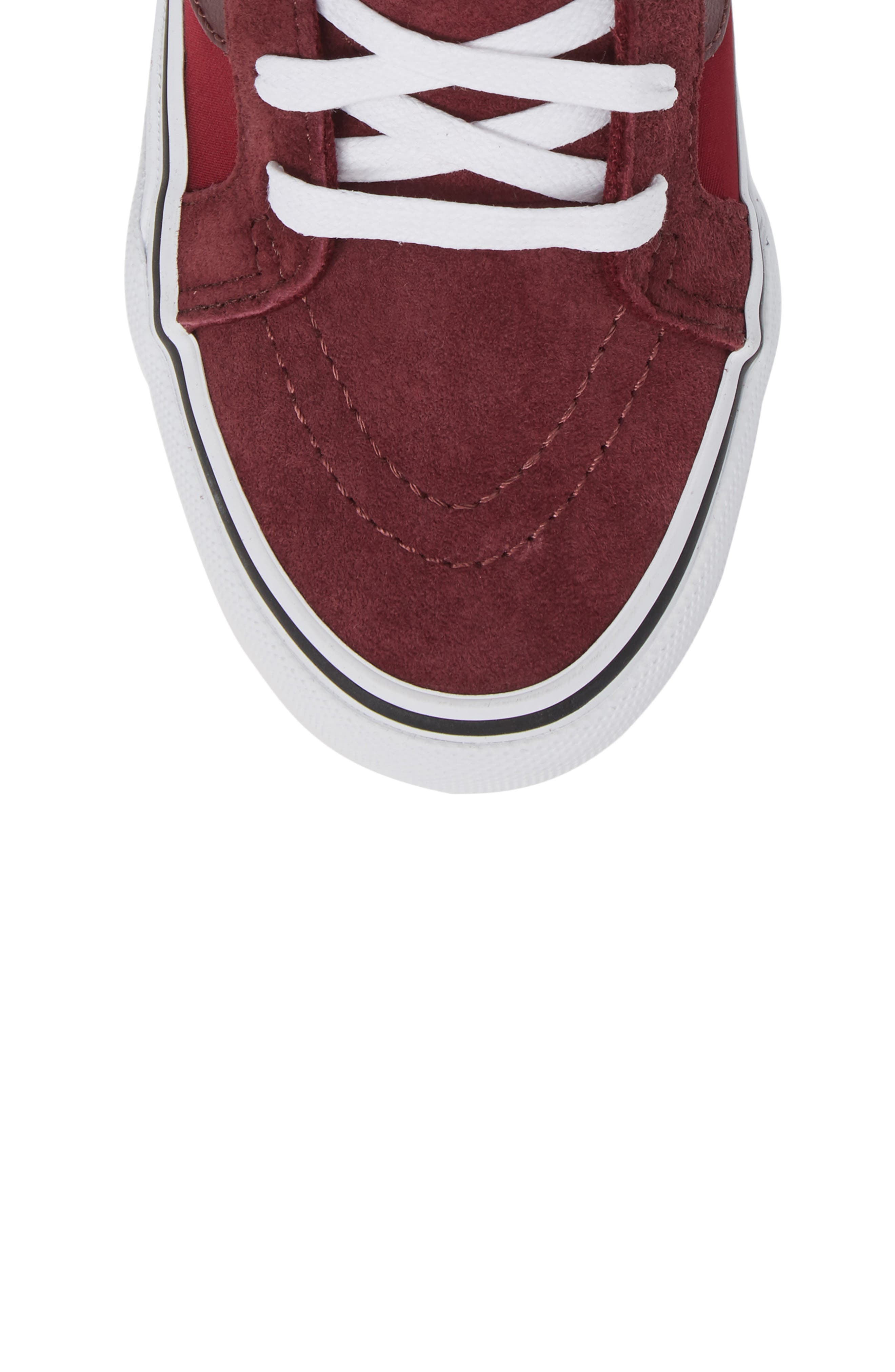 'Sk8-Hi' Slim Zip Sneaker, Alternate, color, PORT ROYALE/ TRUE WHITE