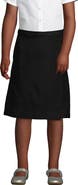 Lands' End School Uniform Girls Solid A-line Skirt Below the Knee