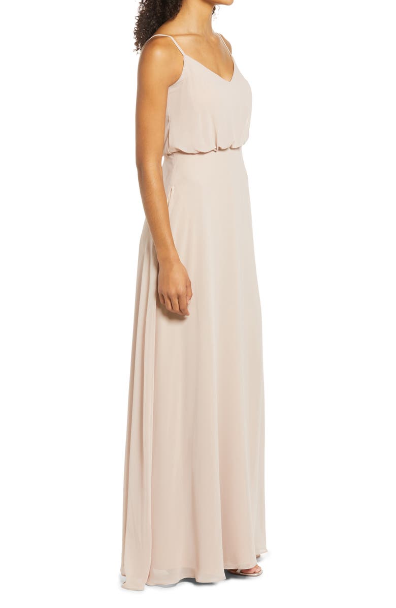 BIRDY GREY Gwennie Blouson Chiffon Evening Gown, Alternate, color, 