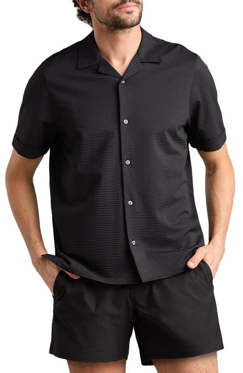 Commuter Seersucker Camp Shirt