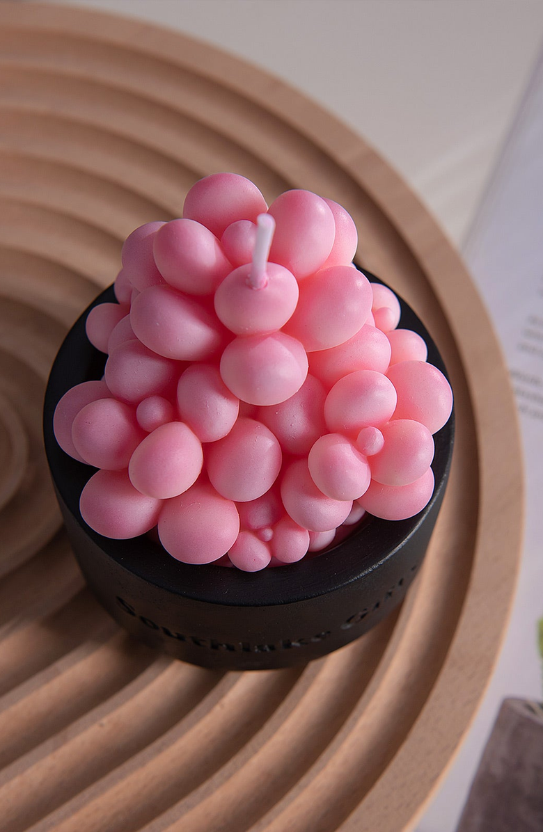 Southlake gifts Moonstones Succulent Scented Candle, Alternate, color, Pink Moonstones