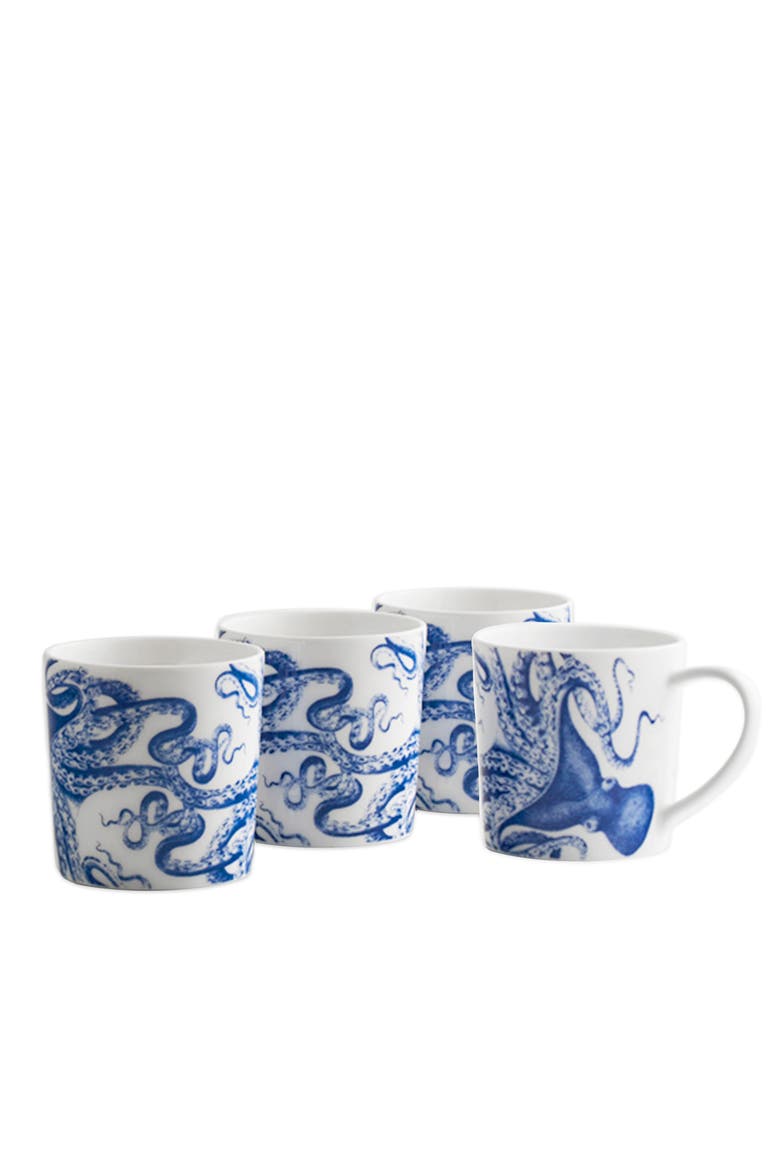Lucy Mug - Porcelain - Set 4, Alternate, color, BLUE