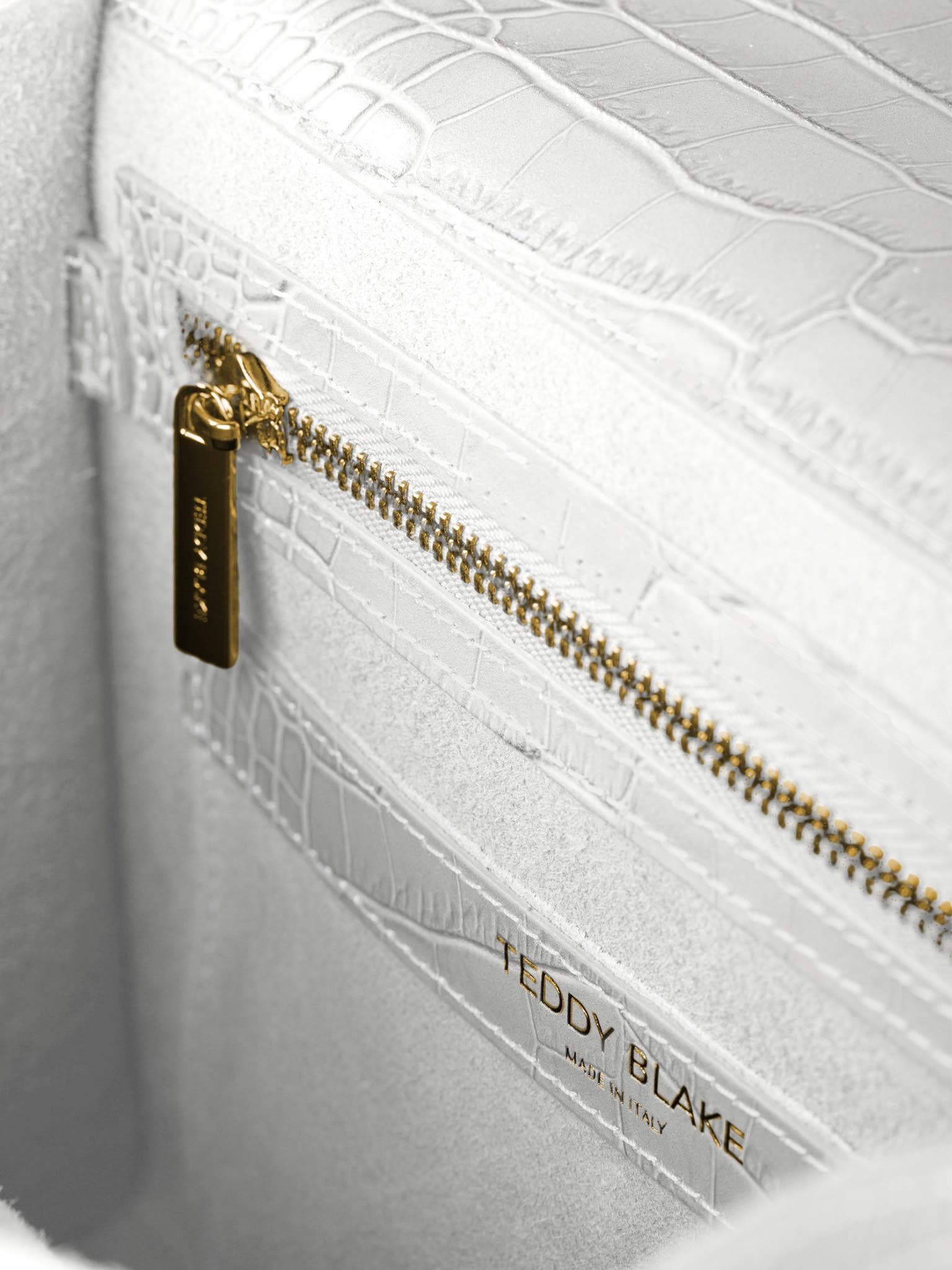 Teddy Blake Ava Croco  11", Alternate, color, White