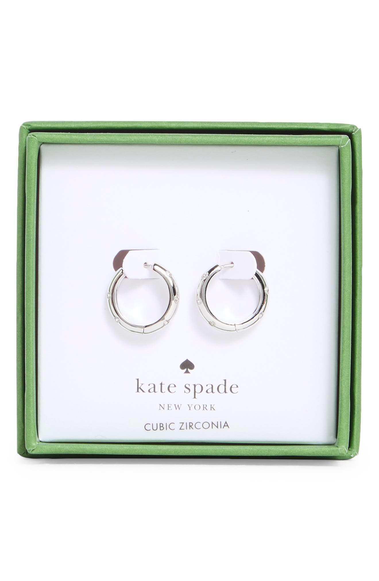 Kate Spade New York huggie hoop earrings