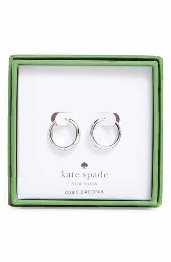 Kate Spade New York huggie hoop earrings
