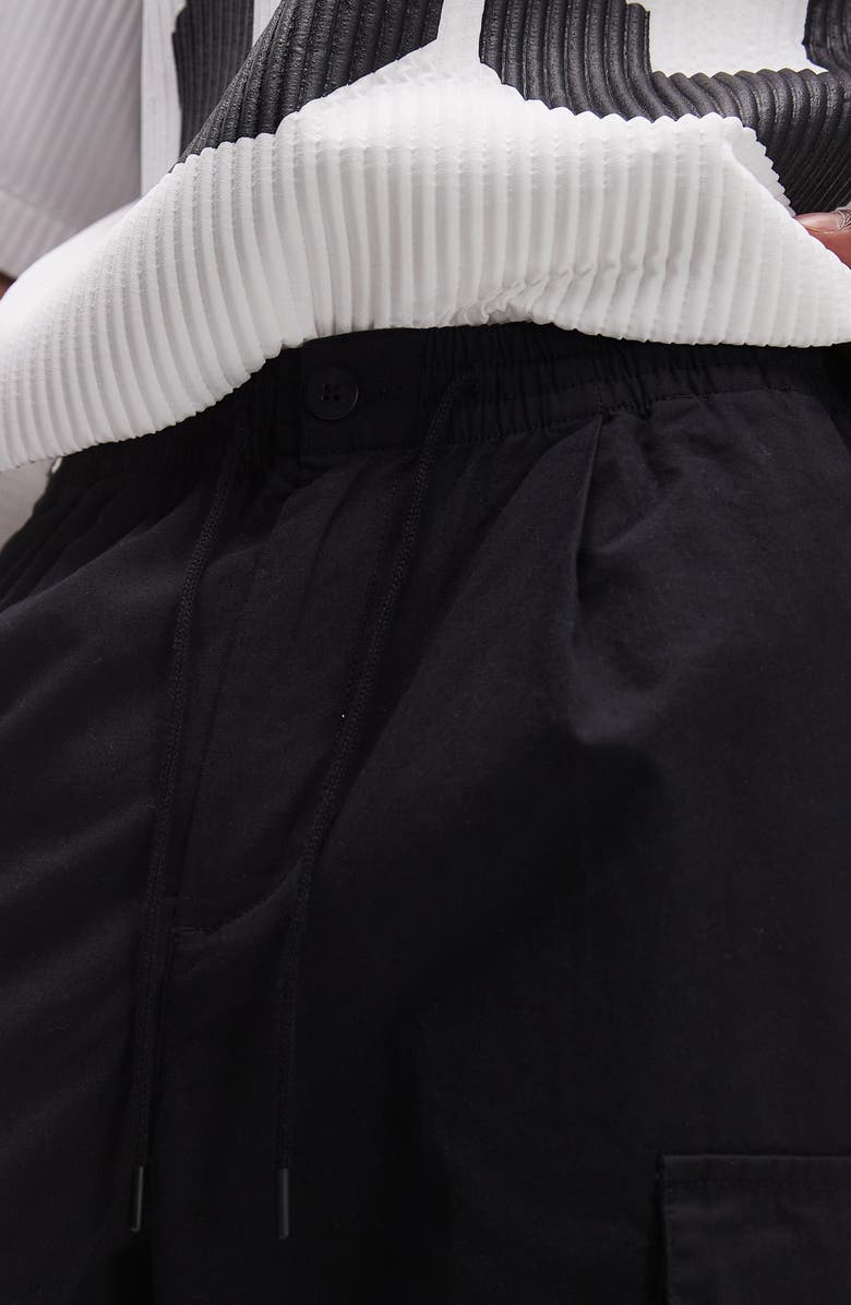 Topman Wide Leg Cargo Pants, Alternate, color, 