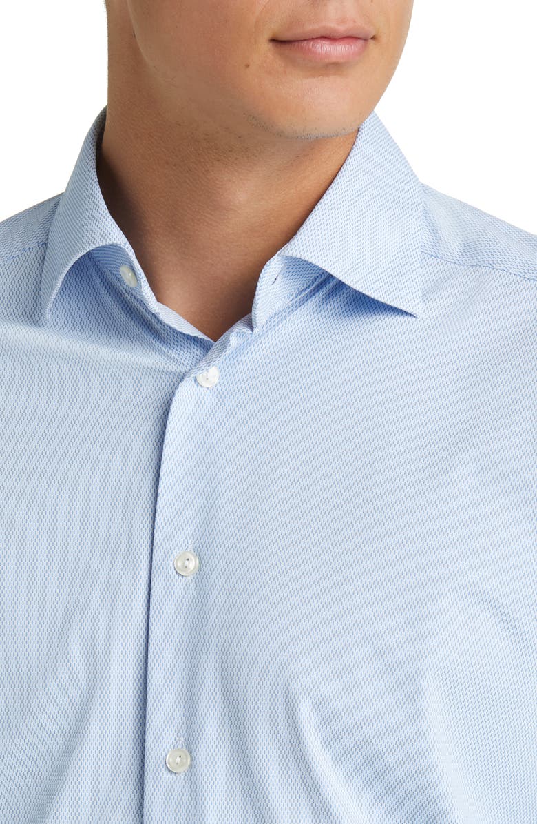Eton Slim Fit Geometric Dress Shirt, Alternate, color, 