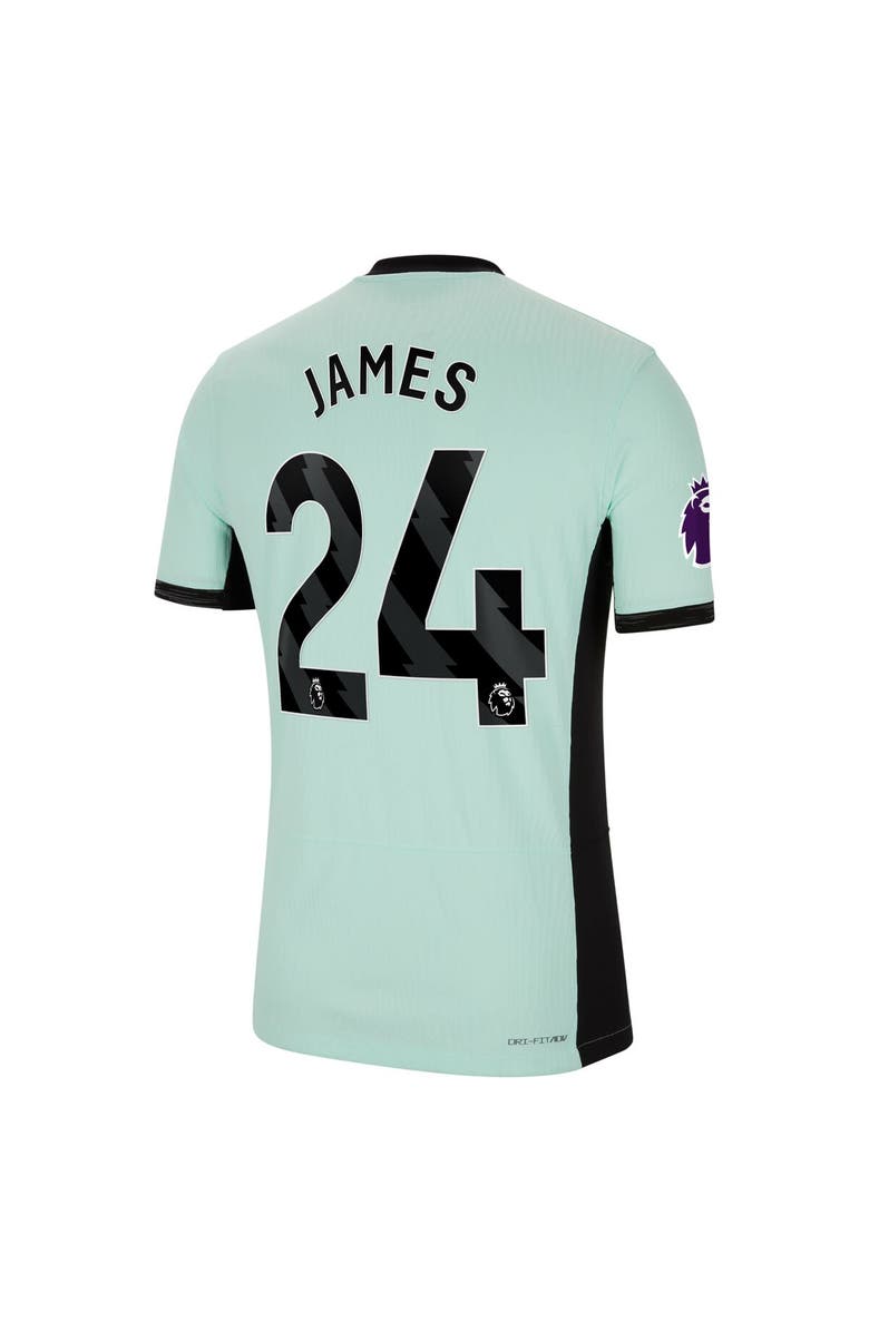 Nike Men's Nike Reece James Mint Chelsea 2023/24 Third Match Authentic Player Jersey, Alternate, color,