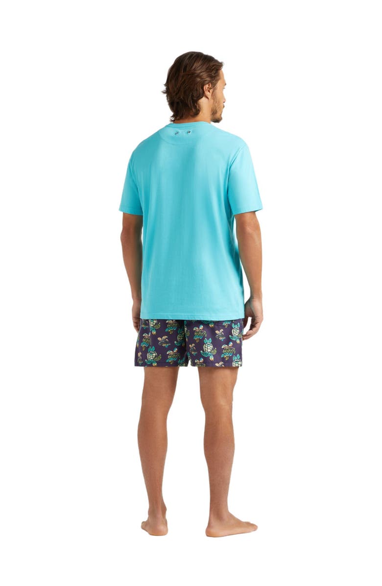 Vilebrequin Men's Jersey Organic Cotton Solid T-Shirt, Alternate, color, Bora Bora