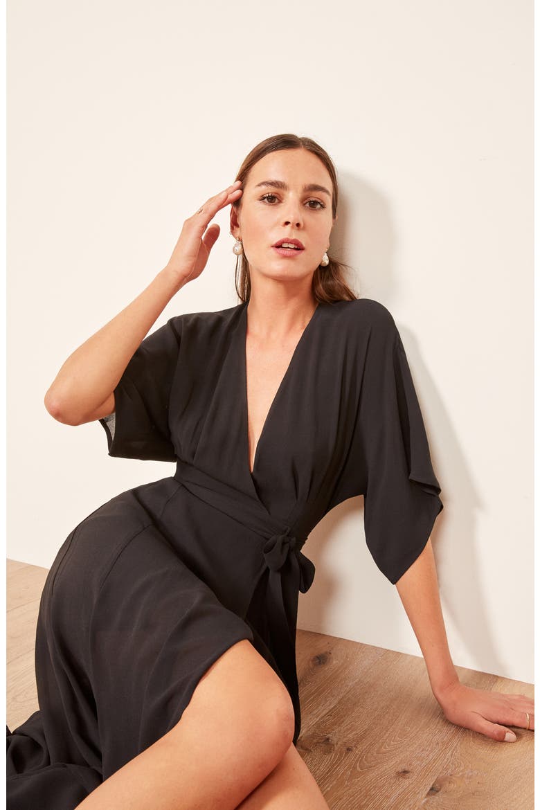 Winslow Maxi Dress, Alternate, color, BLACK