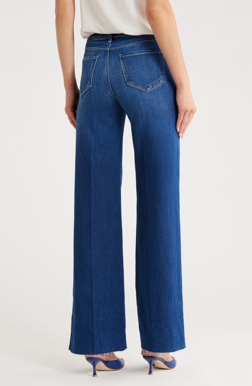 L Agence L'agence Scottie High Waist Wide Leg Jeans In Blue