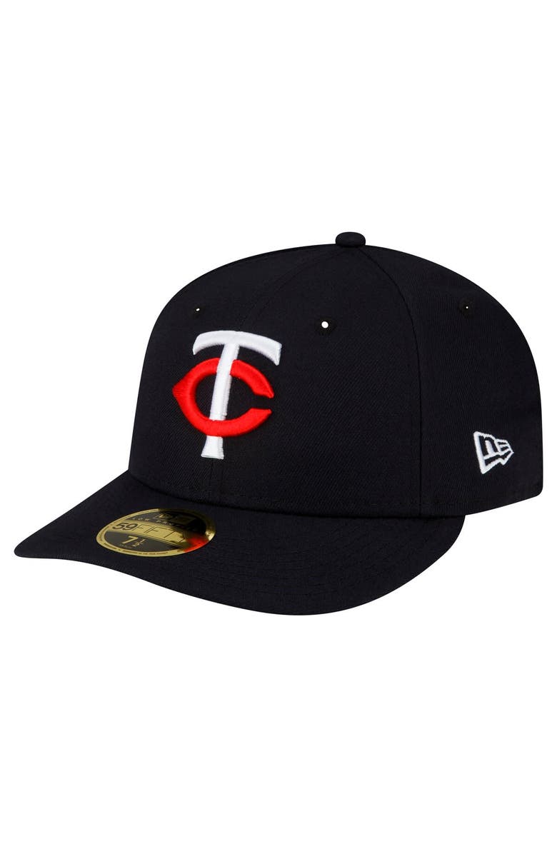 New Era Men's New Era Navy Minnesota Twins National Baseball Hall of Fame Low Profile 59FIFTY Fitted Hat, Alternate, color, 