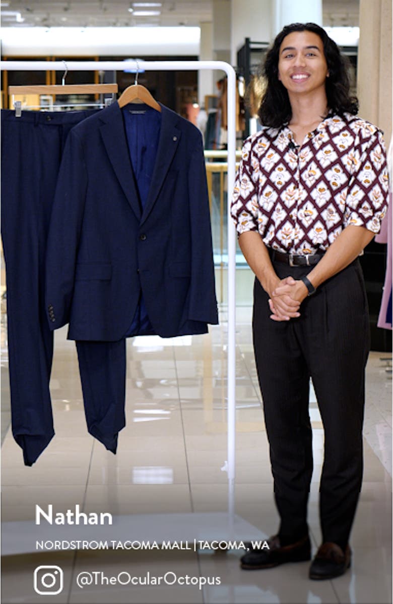 Dean Soft Constructed Stretch Wool Suit, sales video thumbnail