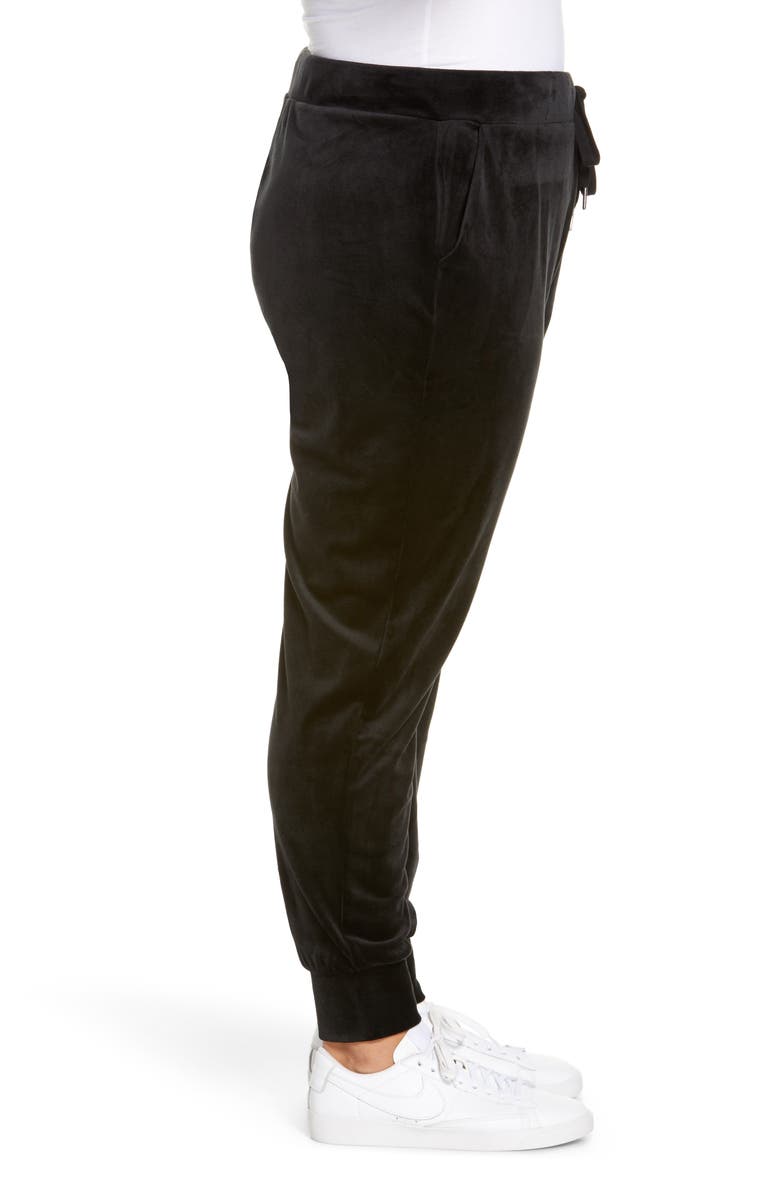 Juicy Couture Velour Joggers, Alternate, color, 