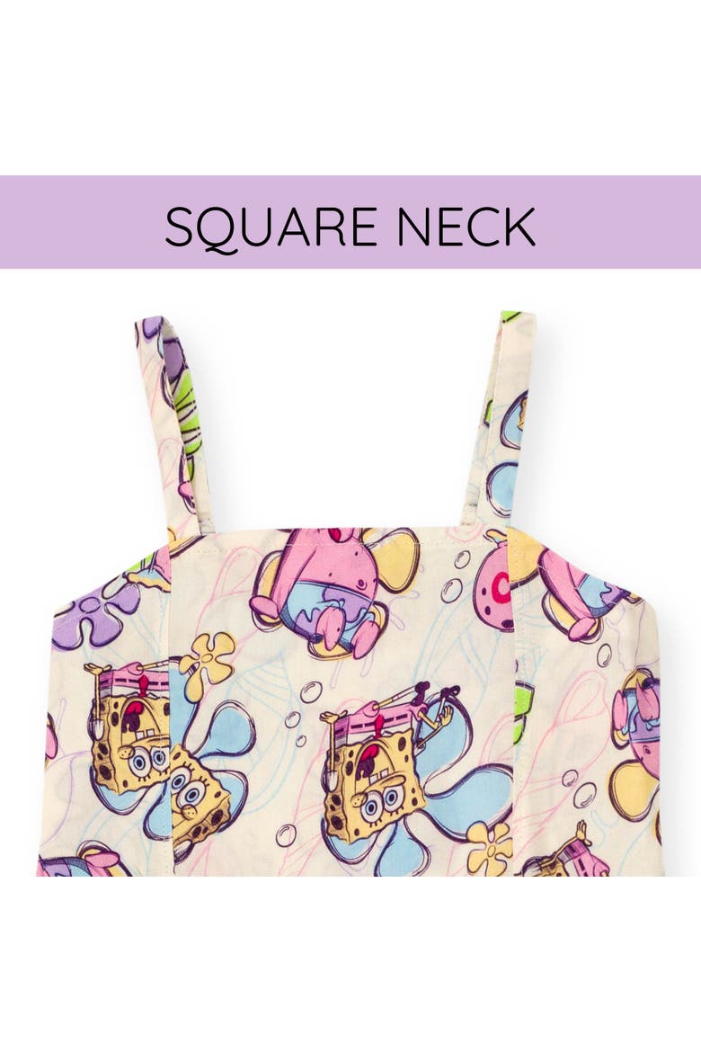 Sleeveless Maxi Dress, Alternate, color, SpongeBob Cream