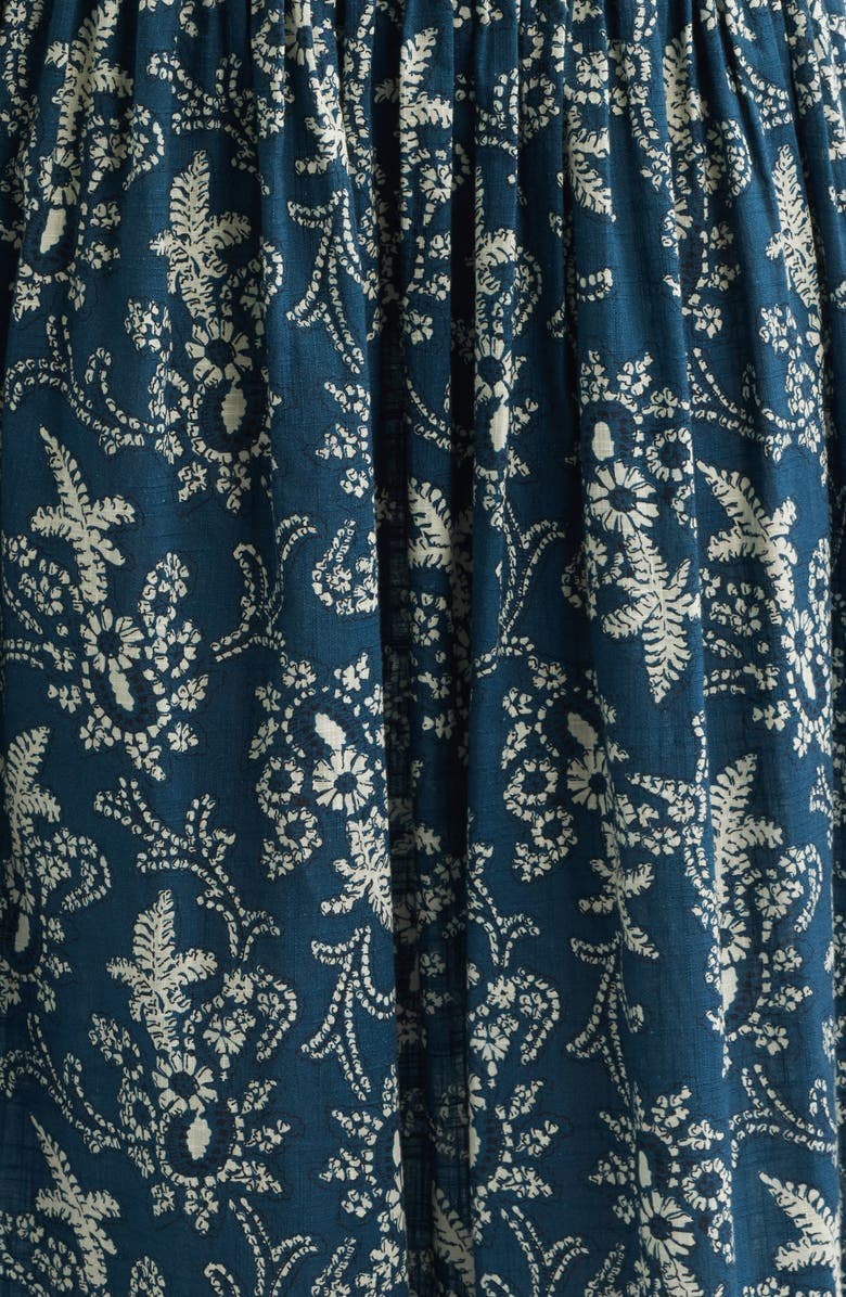 THE GREAT. The Viola Print Cotton Skirt, Alternate, color, 