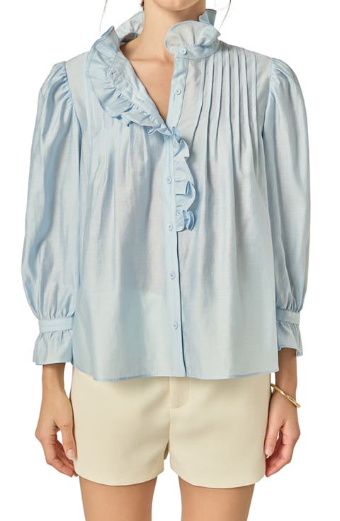 Ruffle Detail Shirt