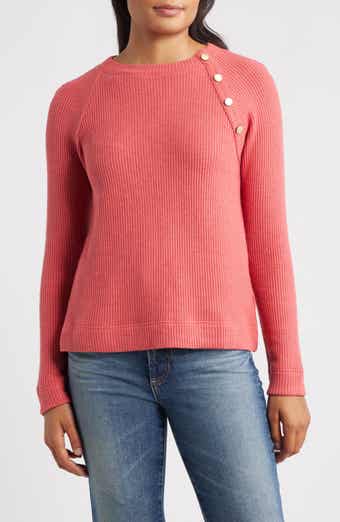 Thermal Knit Button Top