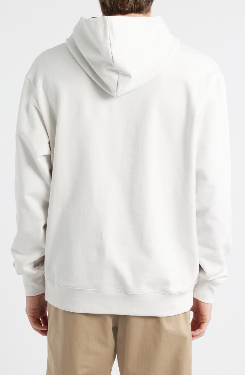 Malbon Golf Fesque Clout Cotton Hoodie, Alternate, color, Ivory