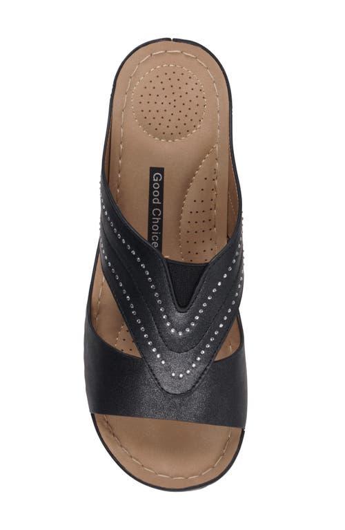 Gc Shoes Johanna Wedge Sandal In Black