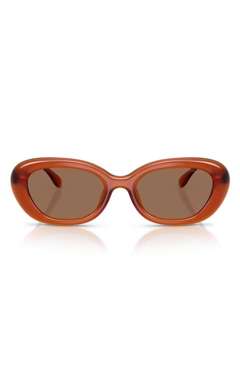 54mm Oval Sunglasses
