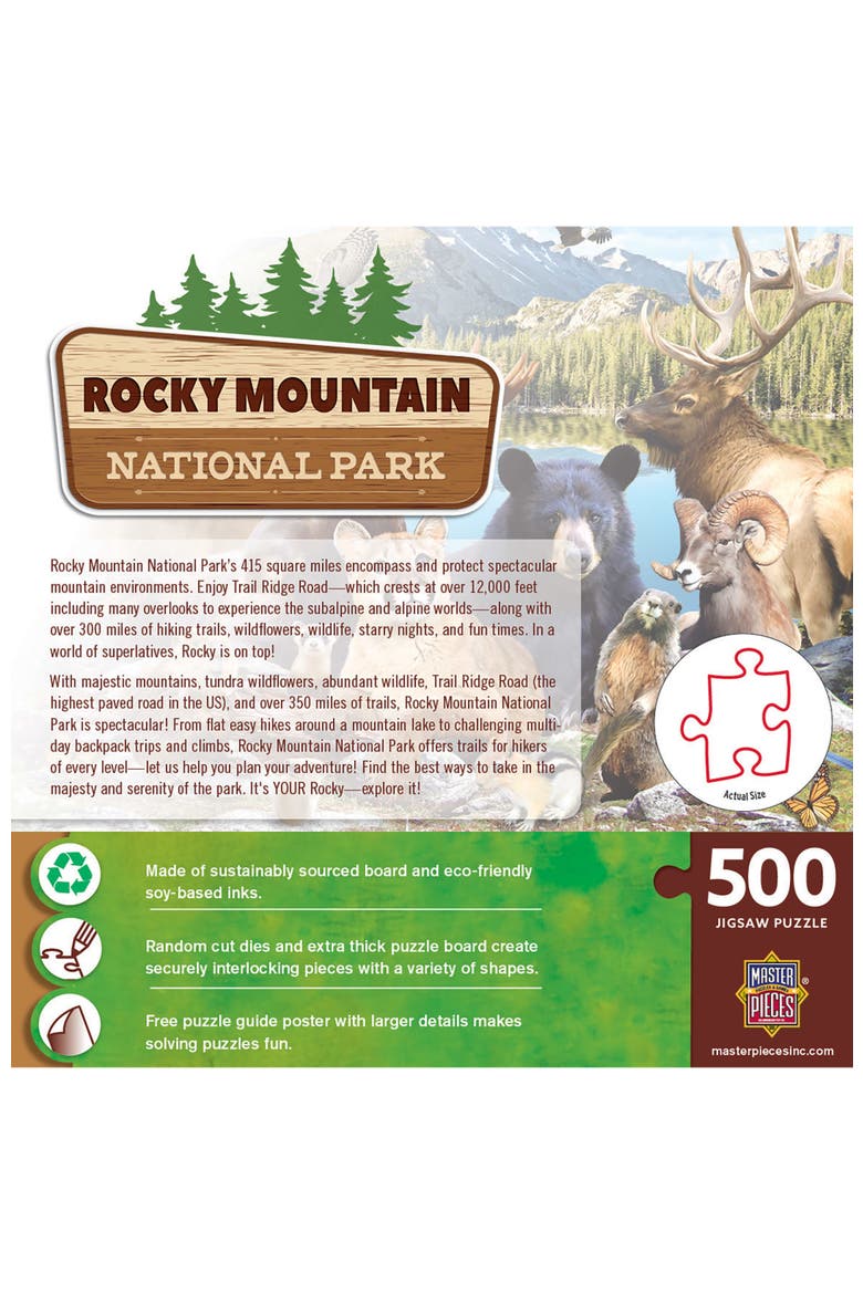 Rocky Mountain 500 Piece Puzzle, Alternate, color, Multicolor