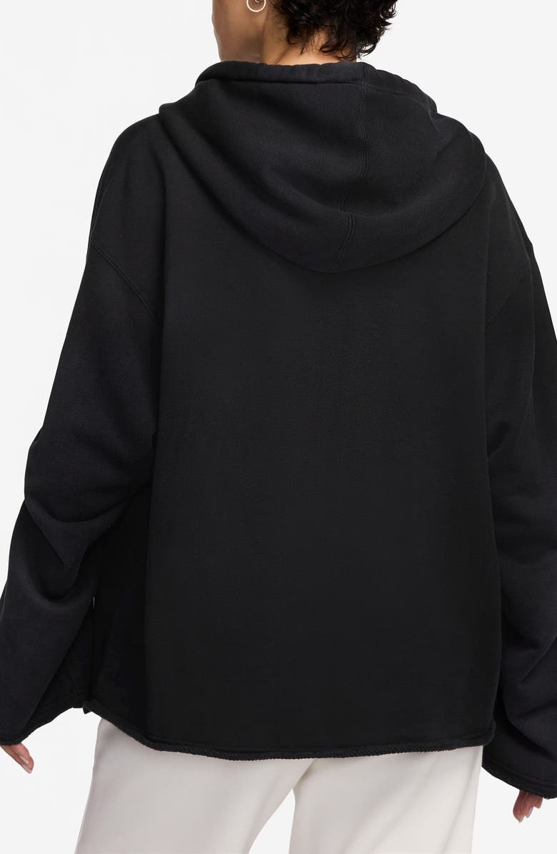 Jordan Flight Fleece Rhinestone Logo Hoodie, Alternate, color, Black