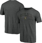 Fanatics MTO Label Men's Charcoal Colorado Buffaloes Arched City Tri-Blend T-Shirt