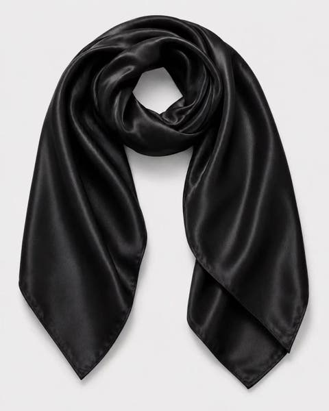 Pure Silk Classic Elegant Square Scarf