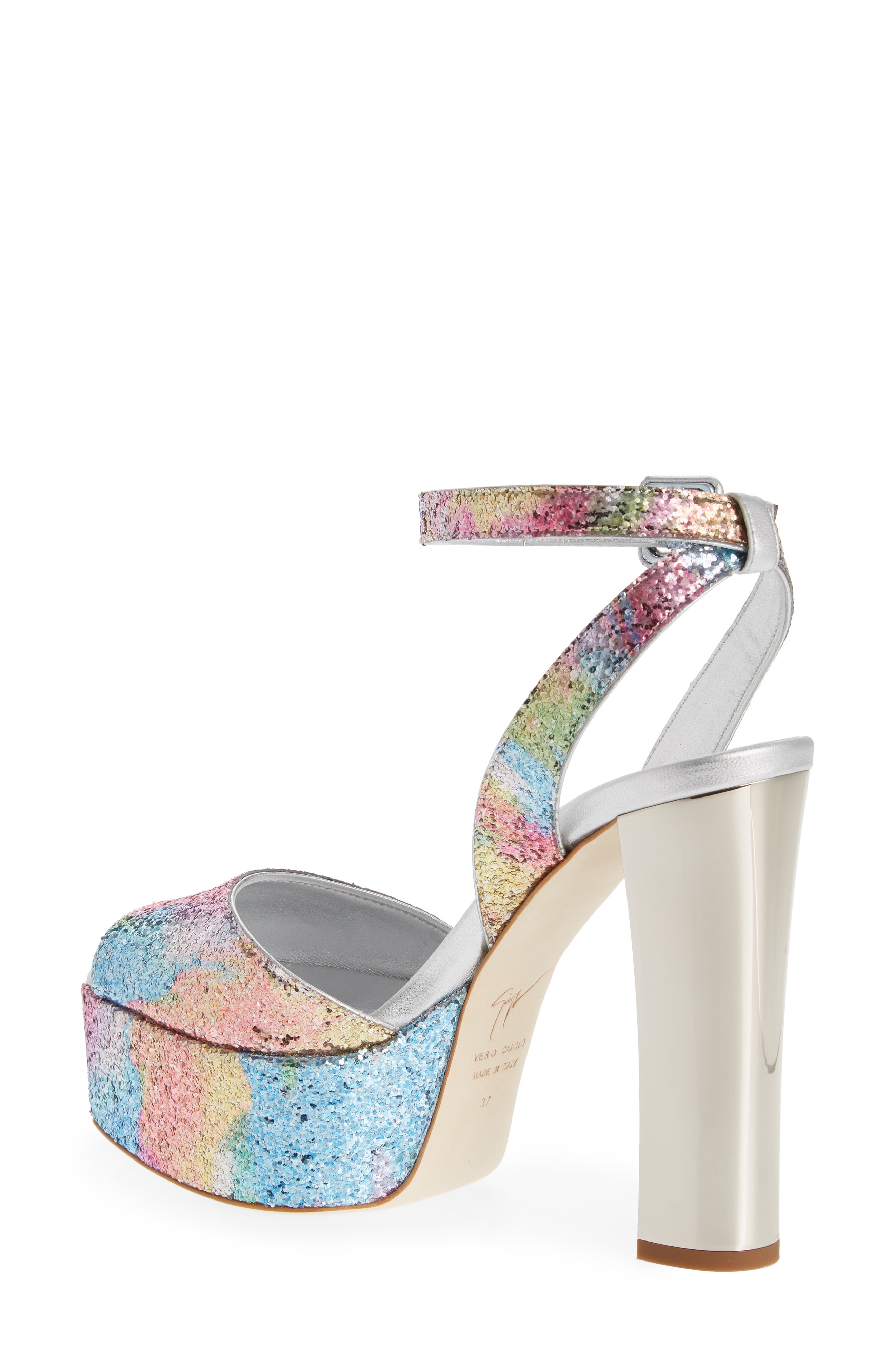Lavinia Platform Sandal, Alternate, color, MULTI GLITTER
