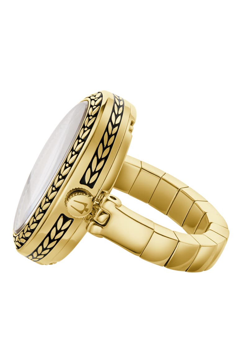 Archive Series Art Deco Ring Watch, 17mm x 24mm, Alternate, color, GOLD-TONE