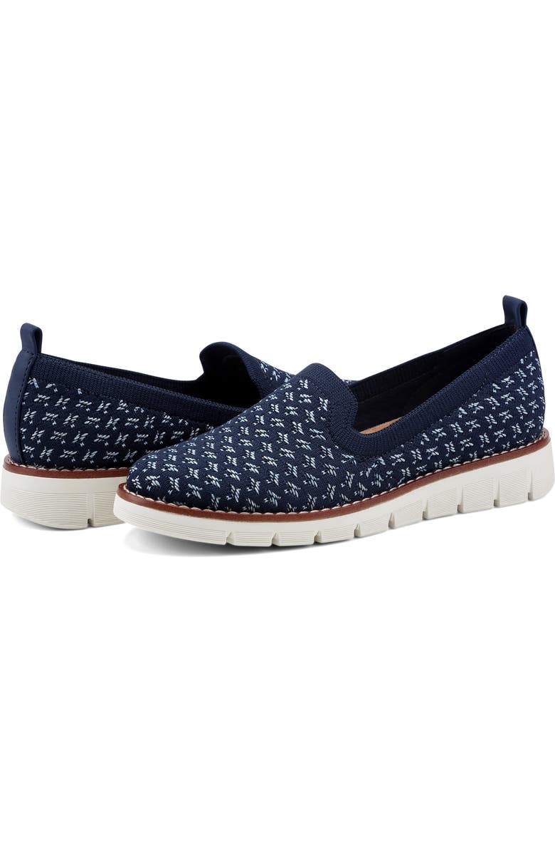 Easy Spirit Valina Knit Slip-On Shoe, Alternate, color, Dark Blue