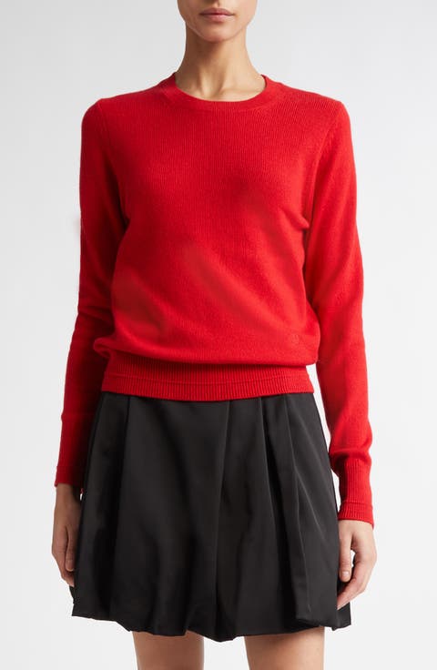 Featherweight Recycled Cashmere & Organic Cotton Blend Sweater