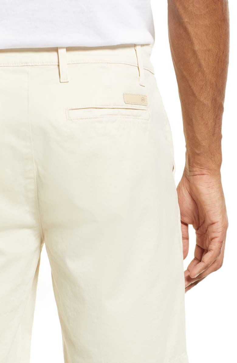 AG Wanderer 8.5-Inch Stretch Cotton Chino Shorts, Alternate, color, White Cream