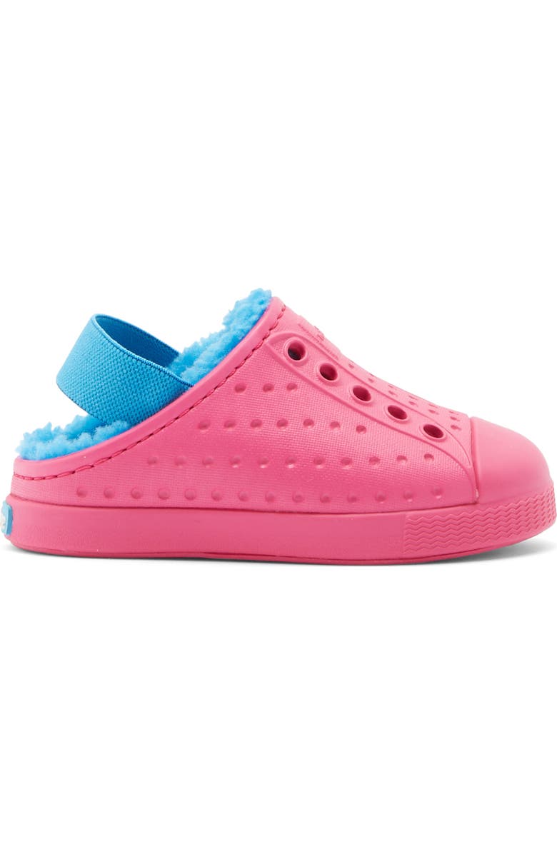 Native Shoes Jefferson Cozy Clog, Alternate, color, Radberry Pink/ Sky Blue