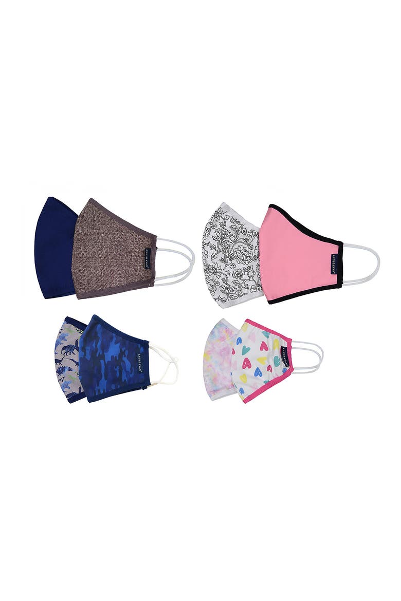 8-Pack Family Face Masks, Main, color, MULTI