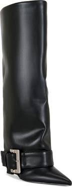 AZALEA WANG Antonina Belted Wedge Boot