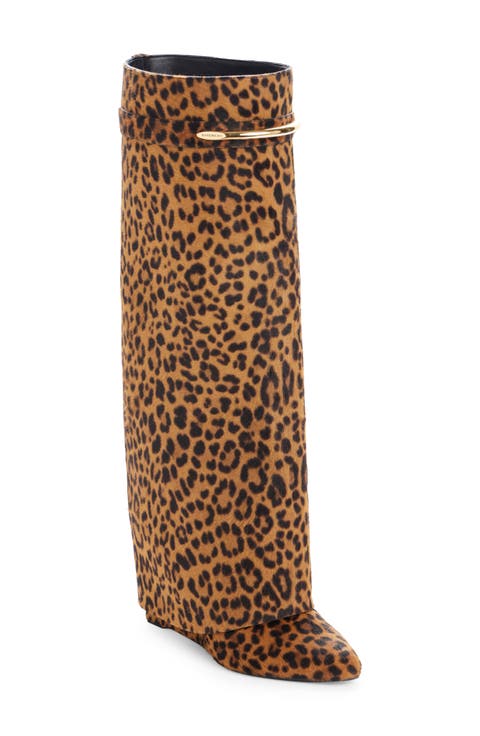 Shark Pinch Genuine Calf Hair High Boot