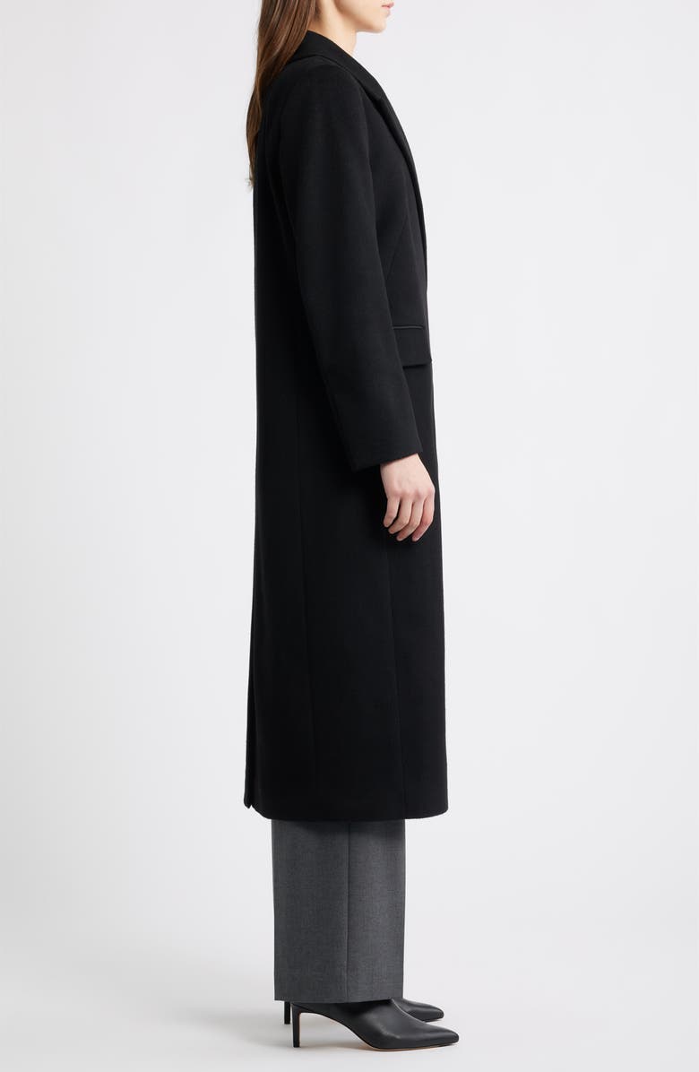 BOSS Callafy Cashmere Coat, Alternate, color, Black