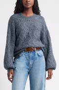 Treasure & Bond Cable Crewneck Sweater